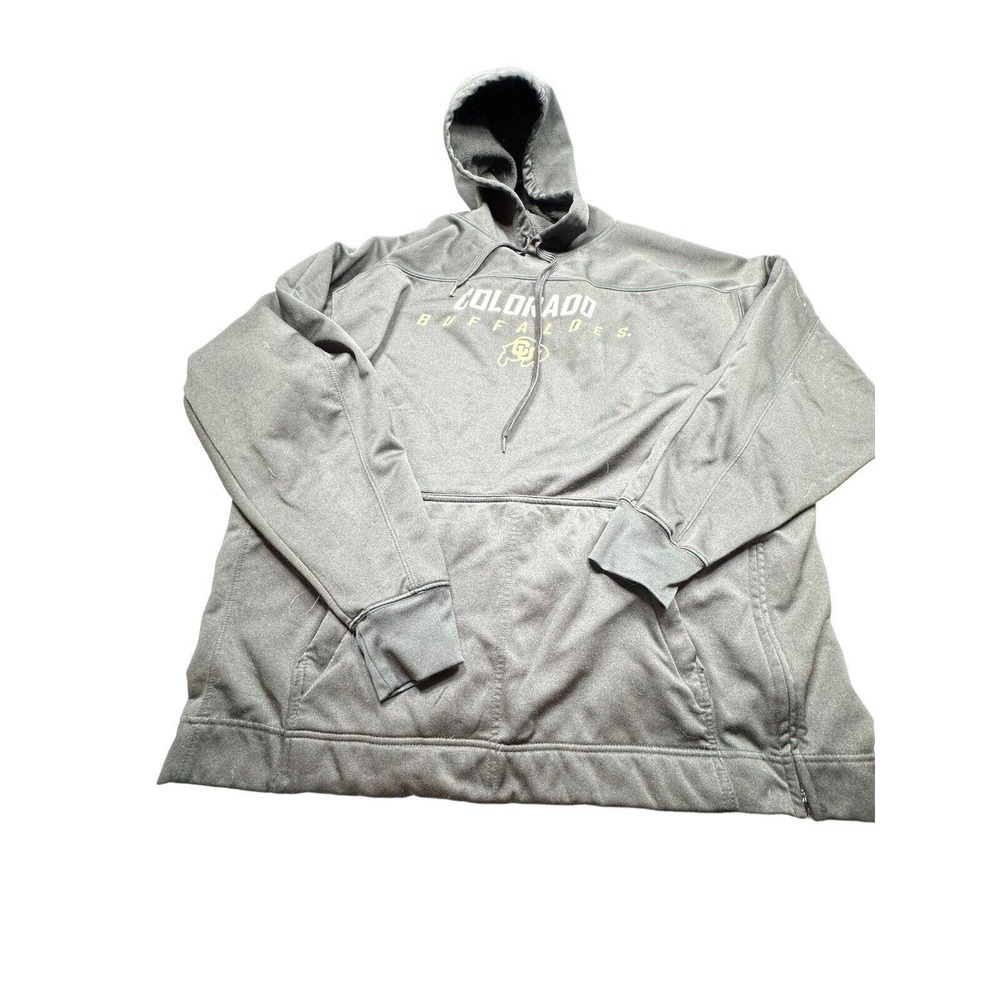 J. America University of Colorado‎ Buffalos Adult Hoodie X-Large Black